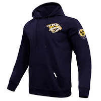 Sweat à capuche classique Pro Standard pour hommes, bleu marine, Nashville Predators