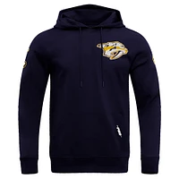 Sweat à capuche classique Pro Standard pour hommes, bleu marine, Nashville Predators
