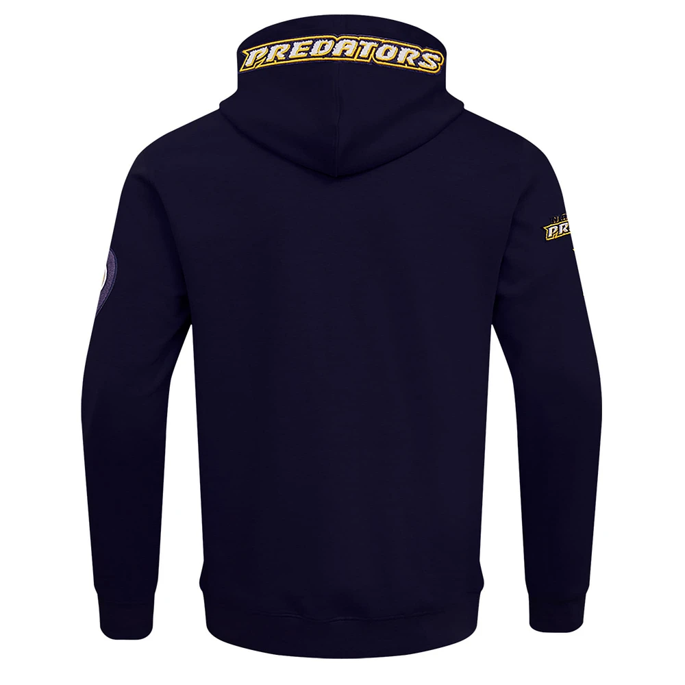 Sweat à capuche classique Pro Standard pour hommes, bleu marine, Nashville Predators