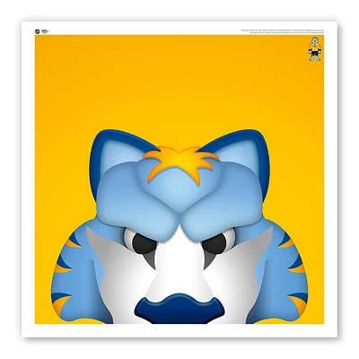 Nashville Predators 12" x 12" Gnash Poster Print