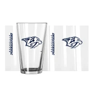 Nashville Predators 16oz. Team Wordmark Game Day Pint Glass