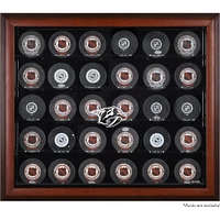 Nashville Predators 30-Puck Mahogany Display Case