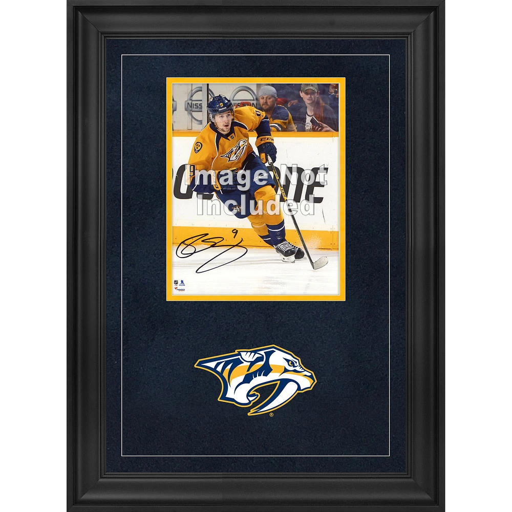 Cadre photo vertical de luxe 8'' x 10'' Nashville Predators avec logo de l'équipe