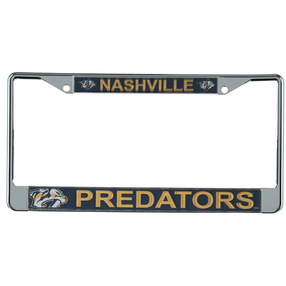 Cadre de plaque d'immatriculation en acrylique Nashville Predators