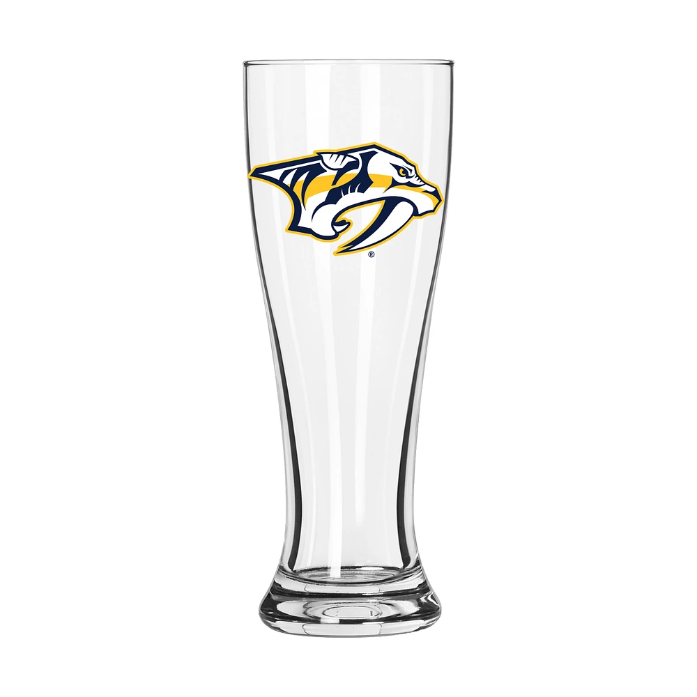 Nashville Predators Letterman Logo 16oz. Pilsner Glass