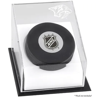 Nashville Predators Fanatics Authentic Puck Deluxe Logo Display Case