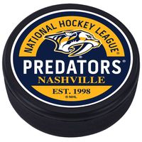 Nashville Predators - Textured Block Logo Puck