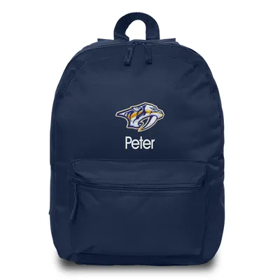 Nashville Predators Personalized Backpack - Navy