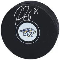 Rondelle de hockey autographiée des Predators de Pekka Rinne Nashville