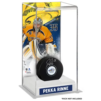 Pekka Rinne Nashville Predators Fanatics Authentic Deluxe Tall Hockey Puck Case