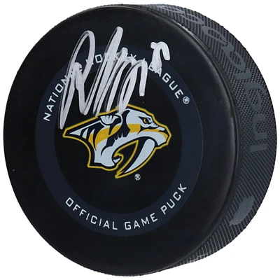 Roman Josi Nashville Predators Autographed 2019 Model Official Game Puck
