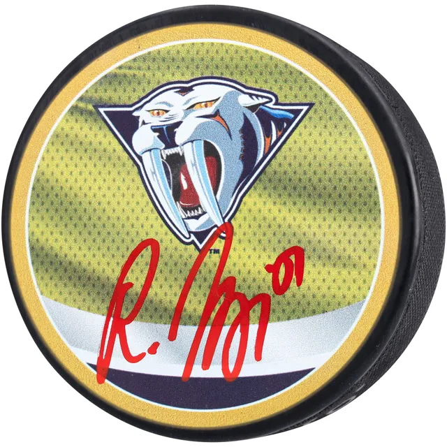 Lids Brock Boeser Vancouver Canucks Fanatics Authentic Autographed Reverse  Retro Logo Hockey Puck