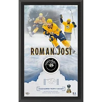 Roman Josi Nashville Predators Framed Autographed 2020 Norris Trophy Hockey Puck Shadowbox with Official Game Puck