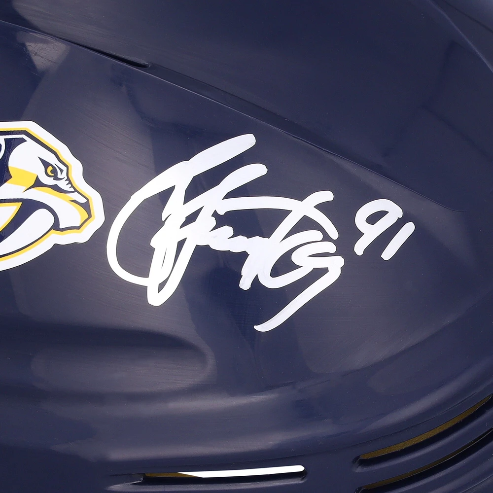Steven Stamkos Nashville Predators Autographed Navy Mini Helmet