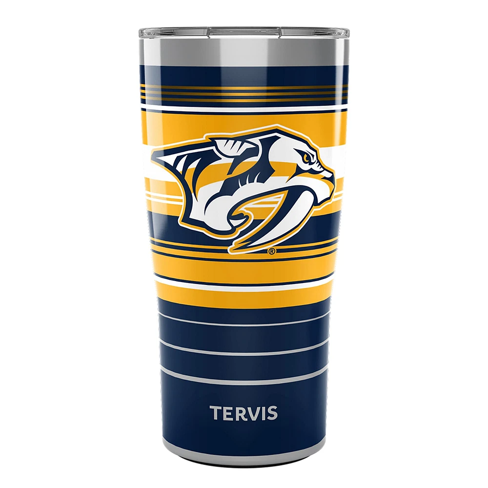 Prédateurs de Tervis Nashville 20 oz. Gobelet Hype Stripes en acier inoxydable