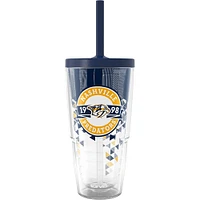 Gobelet classique Tervis Nashville Predators de 24 oz avec couvercle à paille