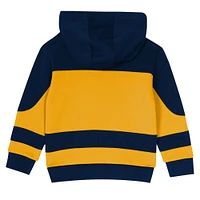 Toddler Navy/Gold Nashville Predators Puck Hero Fleece Hoodie and Sweatpants Set