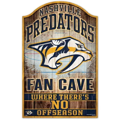 Nashville Predators WinCraft 11'' x 17'' Fan Cave Wood Sign