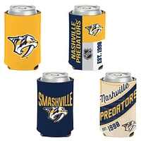 Ensemble de 4 refroidisseurs de canettes WinCraft Nashville Predators de 12 oz