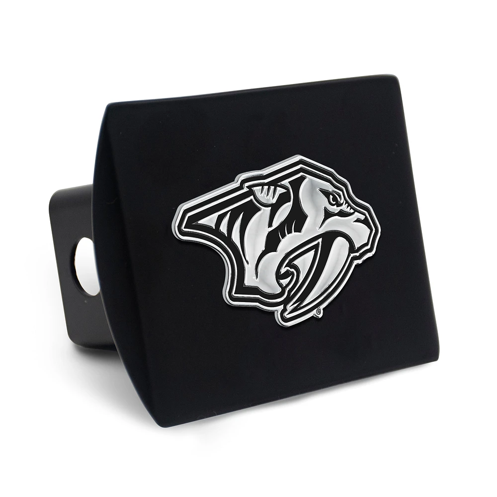 Cache-attelage WinCraft Nashville Predators en métal chromé de qualité supérieure avec logo