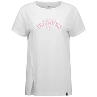 Women's Levelwear  White Nashville Predators Mother's Day Influx T-Shirt