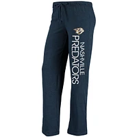 Ensemble de nuit avec débardeur et pantalon Concepts Sport pour femmes, or/bleu marine, Nashville Predators Meter