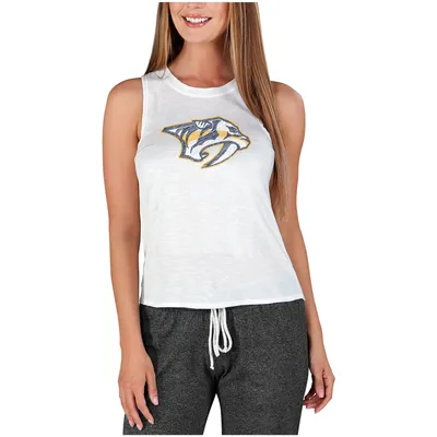 Women's Antigua Heather Gray Nashville Predators Primary Logo