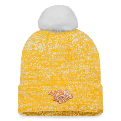 Lids Buffalo Sabres Fanatics Branded Block Party Cuffed Knit Hat with Pom -  Royal/Gold