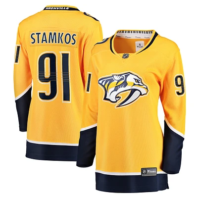 Fanatics pour femmes Steven Stamkos Or Nashville Predators Home Premier Breakaway Player Maillot