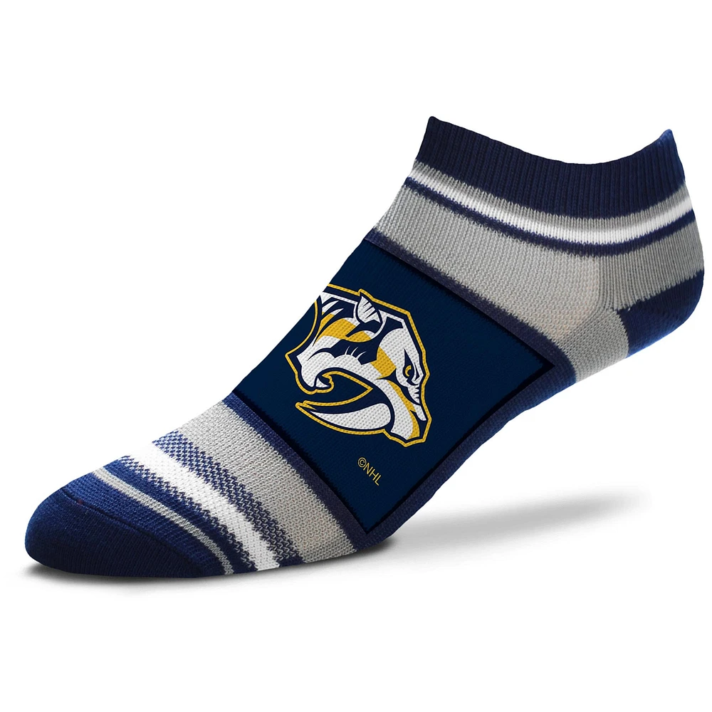 Chaussettes invisibles For Bare Feet Nashville Predators Marquis Addition pour femmes