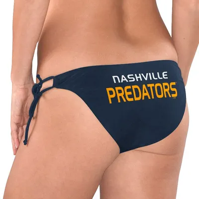 Nashville Predators G-III 4Her by Carl Banks Women's Breaking Waves Bikini Bottom - Navy
