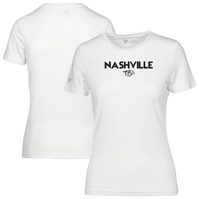 Women's Levelwear  White Nashville Predators Maddox City Capsule T-Shirt