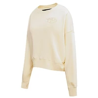 Women's Pro Standard Cream Nashville Predators Neutral Pullover Sweatshirt