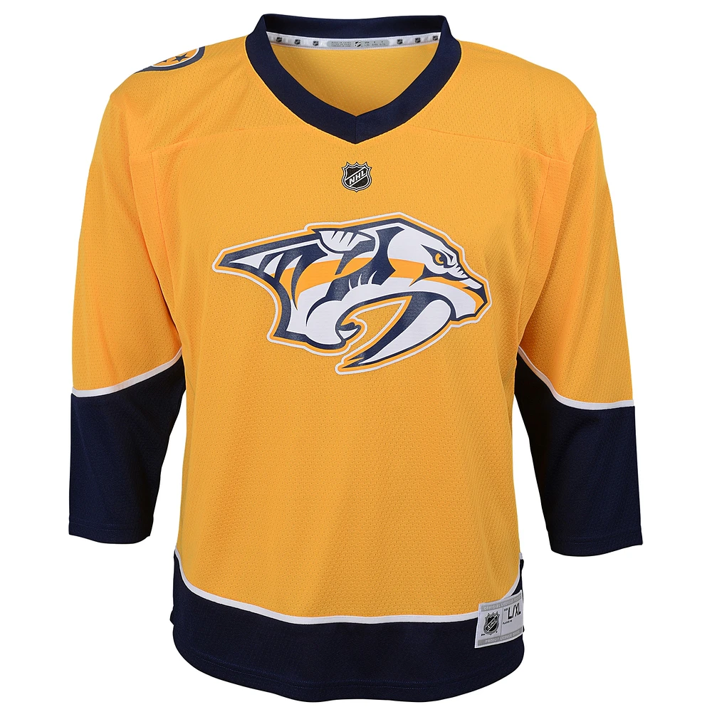 Maillot réplique domicile des Predators de Nashville, or pour jeunes