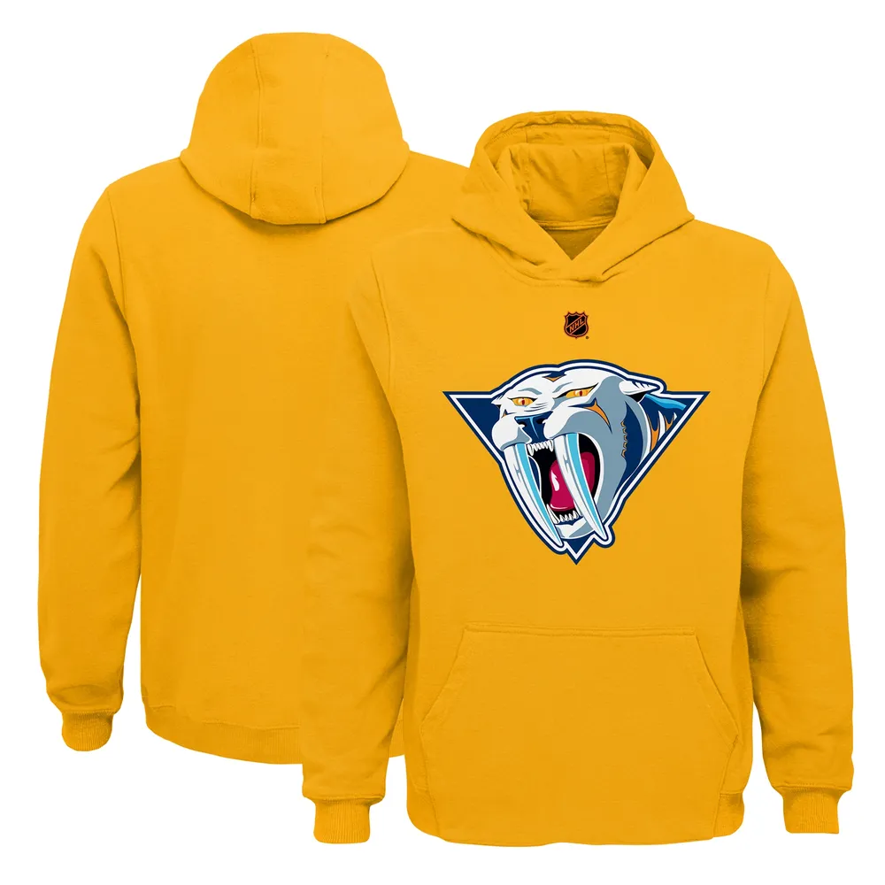 Lids Nashville Predators Youth Special Edition 2.0 Primary Logo Fleece  Pullover Hoodie - Gold | Brazos Mall