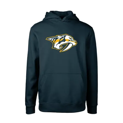 Nashville Predators Levelwear Youth Team Podium Core Fleece Pullover Hoodie - Navy