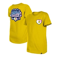 T-shirt à couleur changeante jaune Nashville SC pour filles 5th & Ocean by New Era