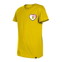 T-shirt à couleur changeante jaune Nashville SC pour filles 5th & Ocean by New Era