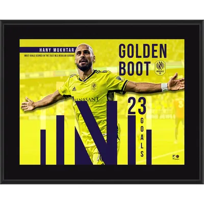 Hany Mukhtar Nashville SC Fanatics Authentic 10.5" x 13" Wins the 2022 Golden Boot Award with 23 Goals Scored in the Regular Season Sublimated Plaque