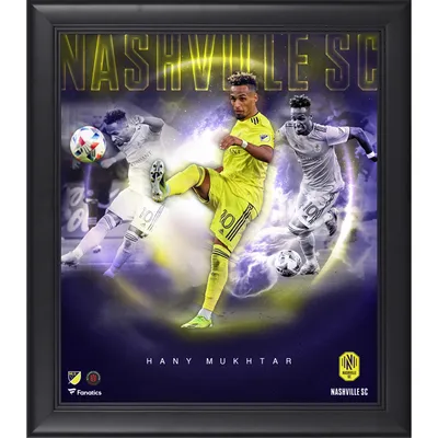 Hany Mukhtar Nashville SC Fanatics Authentic Facsimile Signature Framed 15'' x 17'' Stars of the Game Collage