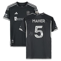 Jack Maher Nashville SC Autographed Match-Used #5 Black adidas Jersey from the 2024 MLS Season - Size M
