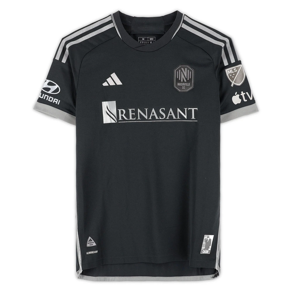 Jack Maher Nashville SC Autographed Match-Used #5 Black adidas Jersey from the 2024 MLS Season - Size M