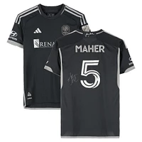 Jack Maher Nashville SC Autographed Match-Used #5 Black adidas Jersey from the 2024 MLS Season - Size M