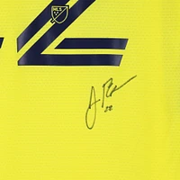 Josh Bauer Nashville SC Autographed Match-Used #22 Yellow adidas Jersey from the 2024 MLS Season - Size L