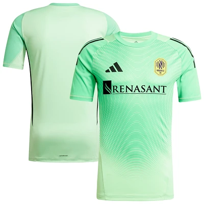 Maillot de gardien but adidas vert Nashville SC 2025 pour homme