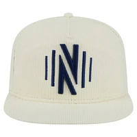 Men's New Era  Cream Nashville SC 2025 Kickoff Snapback Golfer Hat