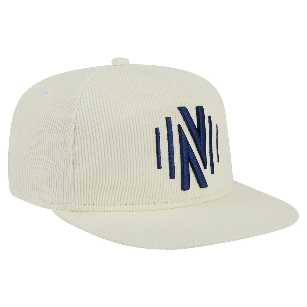 Men's New Era  Cream Nashville SC 2025 Kickoff Snapback Golfer Hat