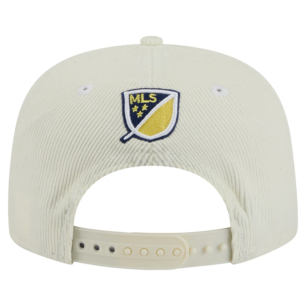 Men's New Era  Cream Nashville SC 2025 Kickoff Snapback Golfer Hat