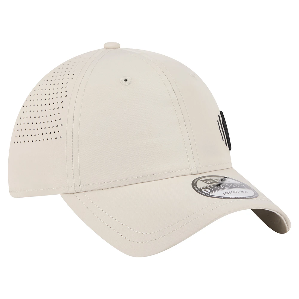 Casquette ajustable Nashville SC Active 9TWENTY pour homme de New Era Tan