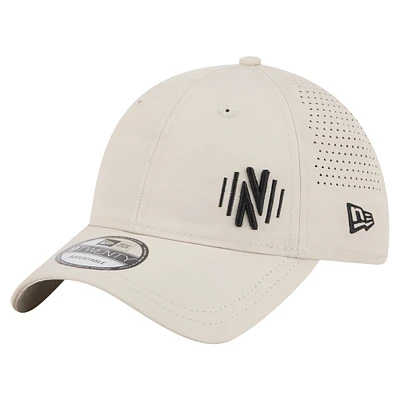 Casquette ajustable Nashville SC Active 9TWENTY pour homme de New Era Tan